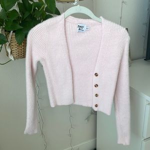 Princess Polly Pink Cropped Cardigan